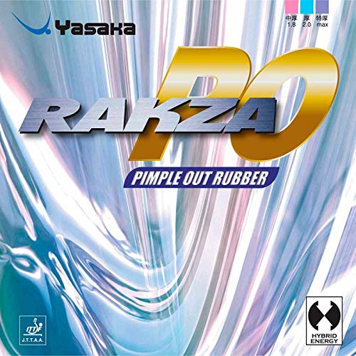 Yasaka - Rivestimento Rakza PO (nodi corti) 2,0 mm, rosso
