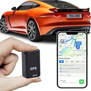 GPS Tracker for Vehicles,Car GPS Tracker Portable Real Time Magnetic GPS Tracking Device, Full Global Coverage Location Tracker for Car,Trucks/Person. No Subscription Required/No Monthly Fee