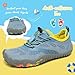 Imagen de SAGUARO Zapatillas de Trail Niñas Calzado Descalzos Niños Zapatillas de Deporte Fitness Correr en Asfalto Transpirables Minimalistas Barefoot Zapatos Senderismo Antideslizantes Exterior Turquesa 31 EU