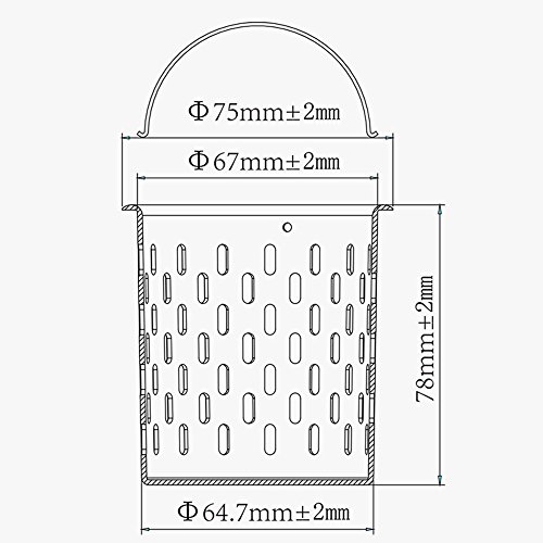 Colador de plástico blanco para fregadero Talea miniatura 4