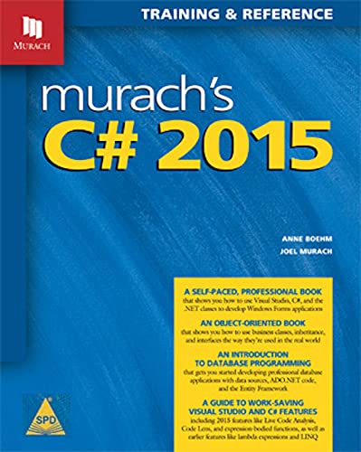 MURACH'S C# 2015 9352133234 Book Cover