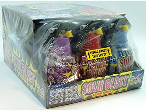 Kidsmania, Sour Blast Candy Spray, Count 12 - Sugar Candy / Grab Varieties & Flavors
