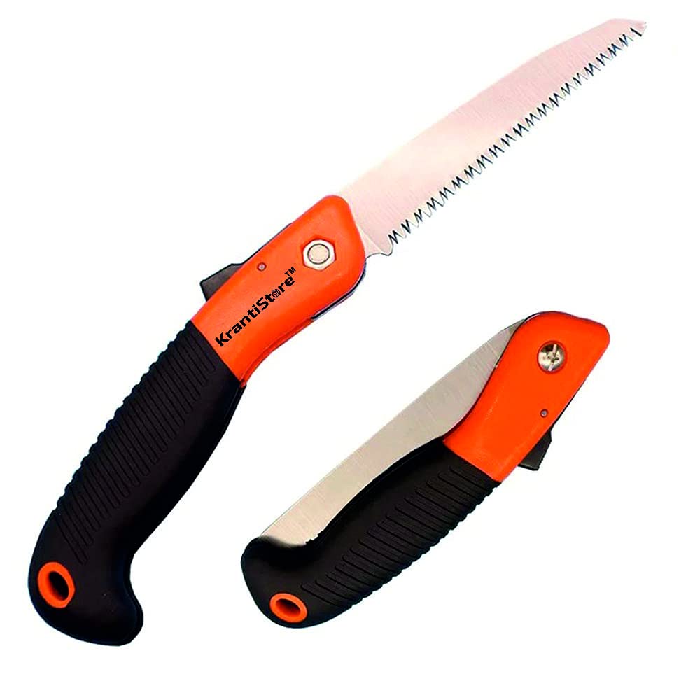 See full amazon price history chart for Krantistore™ Folding Pruner Cutter I 8 inch Blade I Foldable Design with Safety lock I Curved Blade I 3 Edge Sharpen Teeth I Camping, Gardening, Wood Cutting, Tree Trimming (Multicolor Pack of 1) Krantistore™ Folding Pruner Cutter I 8 inch Blade I Foldable Design with Safety lock I Curved Blade I 3 Edge Sharpen Teeth I Camping, Gardening, Wood Cutting, Tree Trimming (Multicolor Pack of 1) (B0975RN7D7) Amazon Price History, Amazon Price Tracker