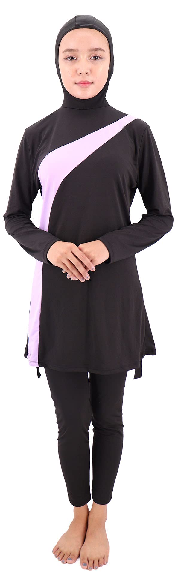 Burkini Costume da Bagno con Velo