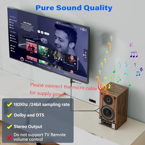 Plus de prise casque sur TV ? Utilisez l'extracteur audio HDMI ARC DAC