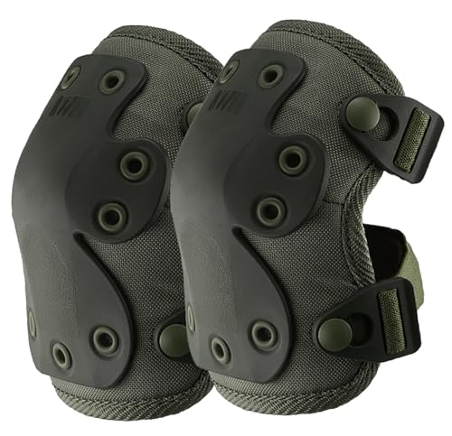 HWI Gear Next Generation Elbow Pad for Protection: Combat, Mechanics, Construction, Hunting, Landscaping, Outdoor Survival, Heavy Duty Industrial Grade, Adjustable