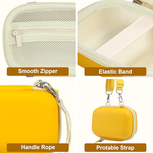 Housse de protection pour appareil photo numérique EUXOR QUNVAL étui jaune - 3