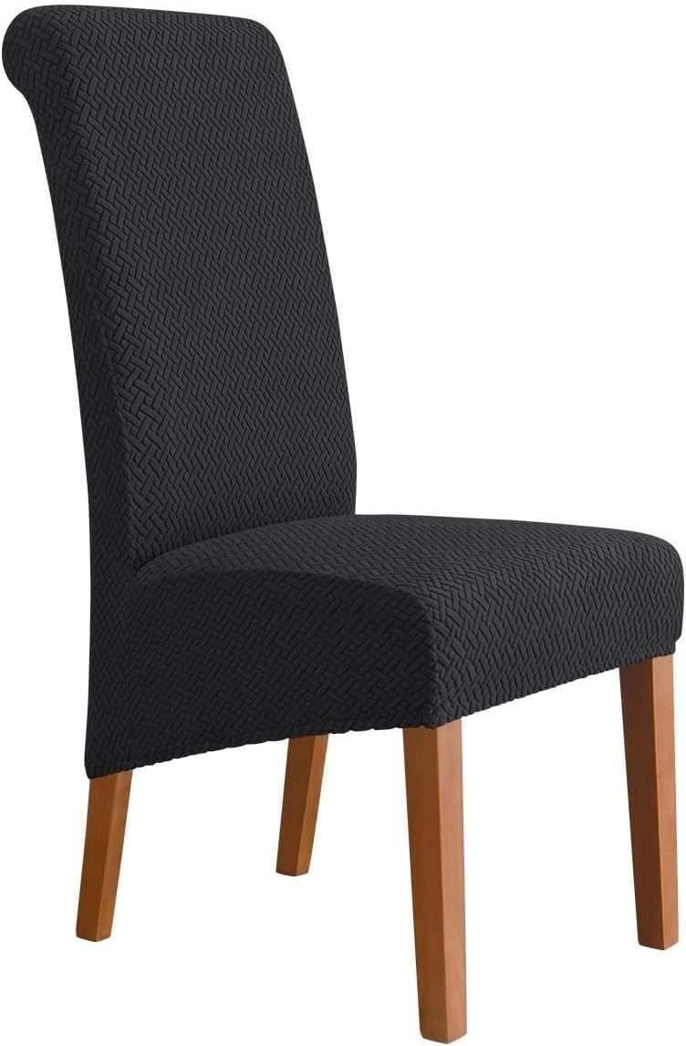 Housse de chaise élastique jacquard pour repas et mariages