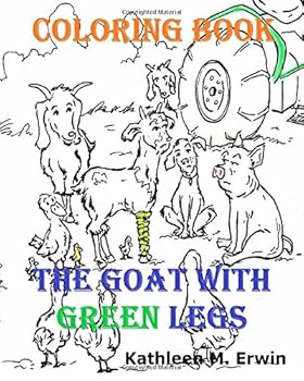 Paperback The Goat With Green Legs Coloring Book
