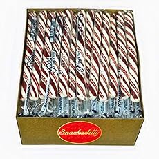 Image of Peppermint Candy Sticks. Brand catalog list of Snackadilly. 