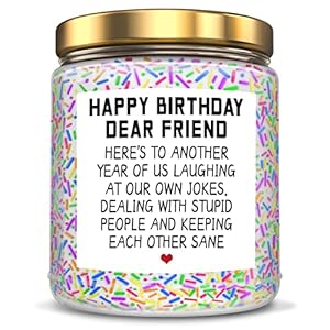 Happy Birthday Gifts for Women, Best Friends, BFF Friendship Gifts for Women Funny Gifts for Women, Best Friends, Her, Sister, Female, Coworker, Girlfriend, Bestie Christmas Candles Gifts