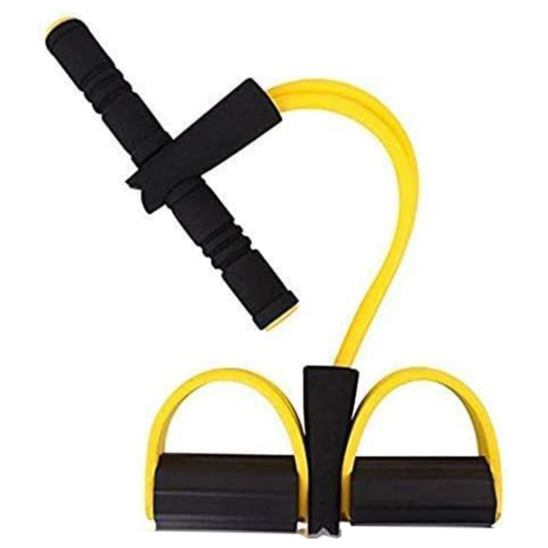 MAXSTRENGTH X Pull Reducer Body Trimmer Resistance Band for Gym, Yoga, and Sports Complete Exercise Equipment for Waist Loss, Tummy Reduction and Enhanced Fitness
