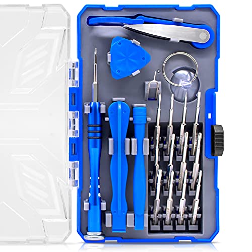 InPower Small Screwdriver Set, 20 in 1 Precision Screwdriver Set Magnetic, Essential Electronics Tool Kit for IPhone, Cellphone, laptop, Tablet, Macbook, Xbox, Game Console.â€¦