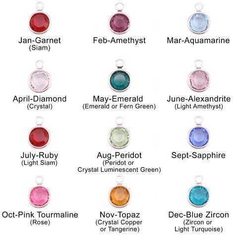 St. Rita Medal Necklace – Patron Saint of Impossible Causes Pendant with Cross and Birthstone Charm – Catholic Religious Jewelry, Confirmation or Baptism Gift - Image 4