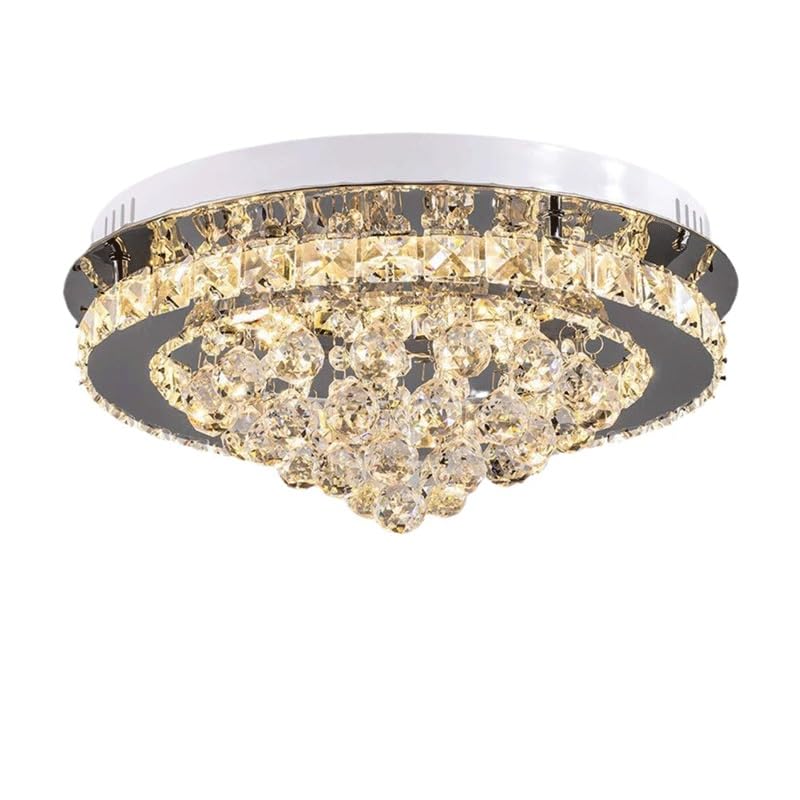 Plafonnier tricolore en cristal pour illuminer votre balcon ou chambre d'hôtel