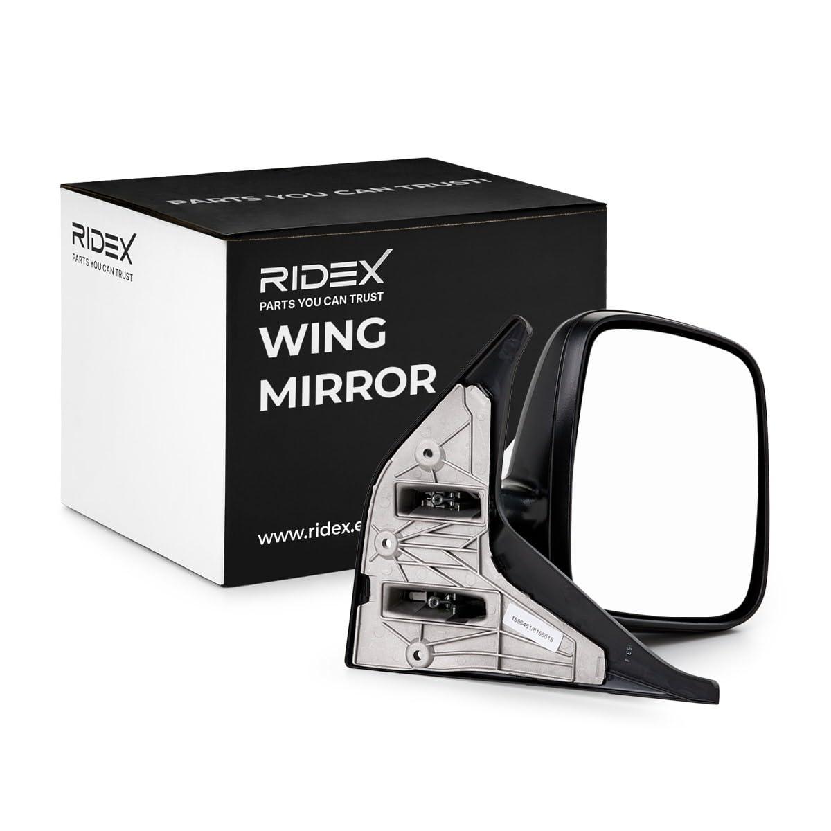 RIDEX 50O0086 Espejo retrovisor manual Derecha Compatible con VW Transporter T4 Bus 70B, 70C, 7DB, 7DK, 70J, 70K, 7DC, 7DJ