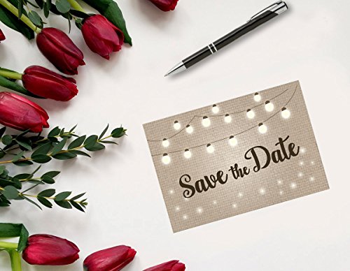 Image of Stonehouse Collection | Save The Date Postcards | 40 Wedding, Baby Shower, Birthdays, Celebration Announcements Postcards | Made in the USA