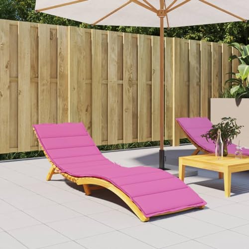 Cinyiqo Cojín de Tumbona Tela Oxford Rosa, Cojin Tumbona Exterior, Colchonetas para Tumbonas, Colchoneta Hamaca, Cojín De Silla De Hamaca, Colchón para Tumbona - 361404