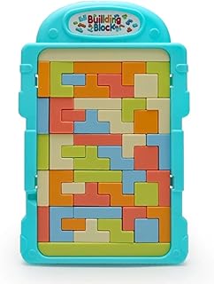 لعبة بناء المكعبات ثلاثية الأبعاد للتدريب الذهني، مقاس ١٥.٥×٢٤.٥ سم، للأعمار ٣+، متعددة الألوان