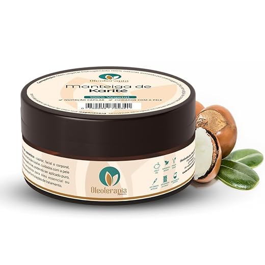 Manteiga de Karité 100% vegetal - uso capilar e corporal (30g)