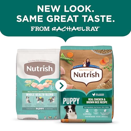 Nutrish Puppy Dry Dog Food, Chicken & Brown Rice, 13 lb. Bag (Rachael Ray) - image 2
