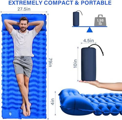 Ultralight Camping Sleeping Pad with Pillow - OREI