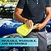 Invisible Glass 95160 Reach & Clean Glass Windshield Cleaner Tool Kit With Extendable Handle, (2) Reusable Quick Change Microfibers, and Storage Bag for Auto Windshield, Trucks, SUVs, RVs, and Windows