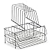 Double Tray with Step File, Eight Sections, Wire, 13 7/8 x 10 1/8 x 14, Black