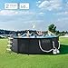 INTEX 26317MZ 15ft x 48in Ultra XTR Frame Deluxe Above Ground Swimming Pool Set with 1500 GPH Sand Filter Pump, Removable Ladder, Ground Cloth, Pool Cover, SuperTough, Puncture and Rust Resistant
