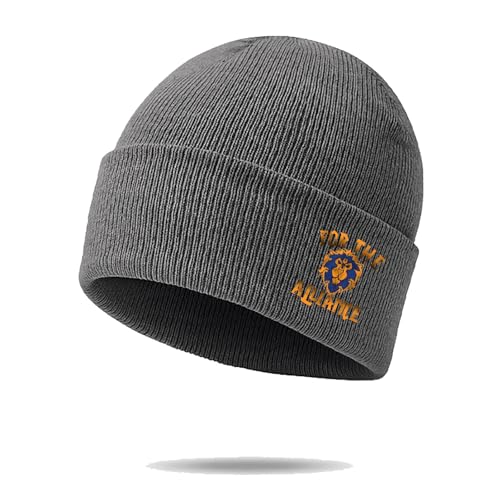 Bonnet tricoté World of Warcraft pour homme et femme style classique taille unique