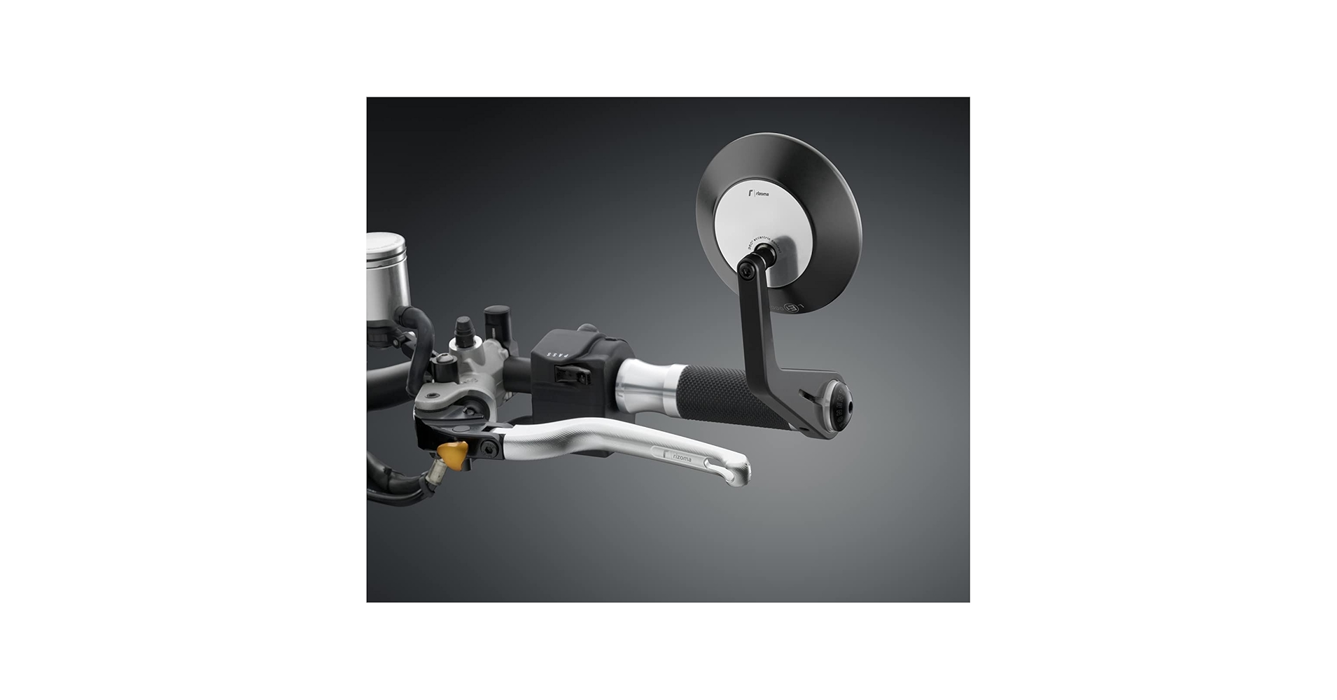 Amazon.com: Rizoma Eccentrico Bar end Mirror, Two Tone