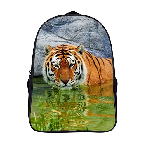 Sac d'école ergonomique tigre soulageant le dos des ados