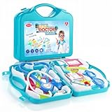 Chanak Doctor Playset for Kids, Pretend Play Doctor Set with Foldable Suitcase and 17 Flashcards for Kid, Doctor Kit Toyset for Kids Above 3 Years, BIS Approved.