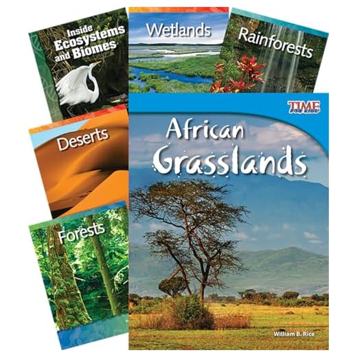 Teacher Created Materials - Classroom Library Collections: Biomes and Ecosystems - 7 Book Set - Grades 2-4