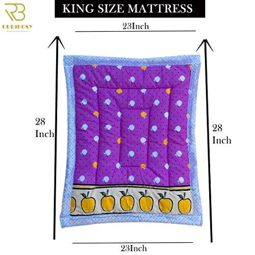 Image of Bedding Mattress for Cotton, Baby Sleeping Bed Set Godari Baby Cradle |Sleeping Mat |Multi Purpose Cushioned Bed |Baby Bed for 0 to 2 Years.