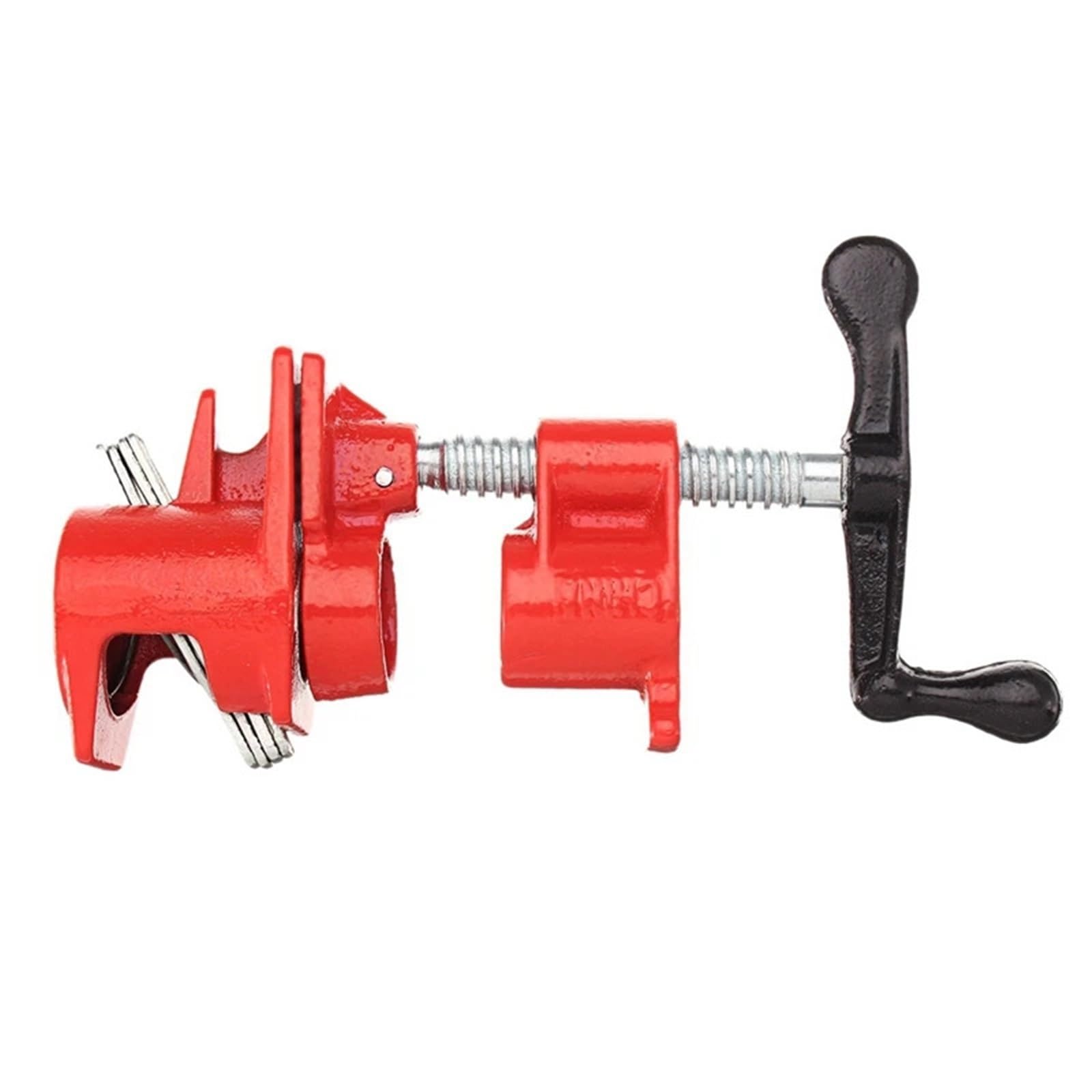 Zwcshuu One Color Pipe Clamp Woodworking 3/4 Inches Pipe Clamp Wood Gluing Set Woodworking Cast Iron