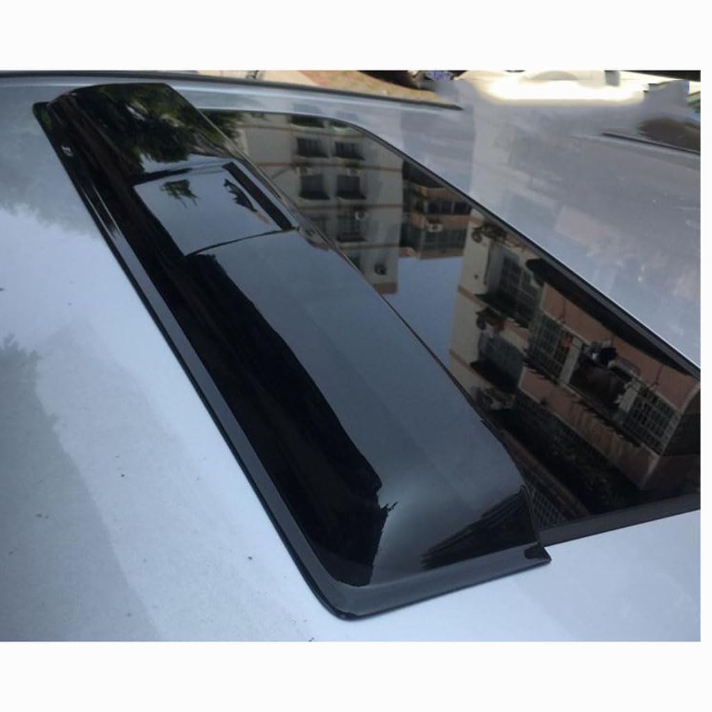 Deflettore dell'Aria del Tetto Apribile per Mazda 626 (HTB) 1997-2002,Lunetta Tetto Apribile Parapioggia Visiera Tetto Lunare Antivento antirumore Spoiler Auto Accessori