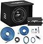 Skar Audio Single 10' Complete 1, 200 Watt Sdr Series Subwoofer Bass Package - Includes Loaded Enclosure with Amplifier