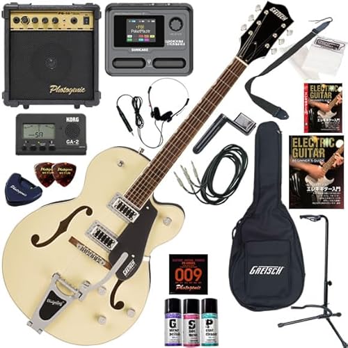 グレッチ エレキギター初心者入門 マルチエフェクターも入ってる!最強の20点セット G5420T Electromatic/2TVW(2トーンヴィンテージホワイト)