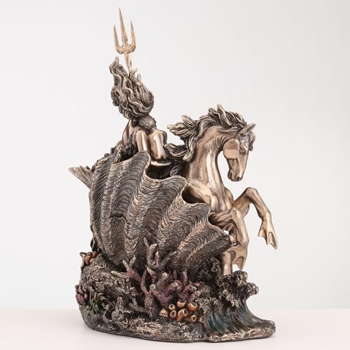 Figura Decorativa Amphitrite Diosa Griega del Mar 24 cm miniatura 6