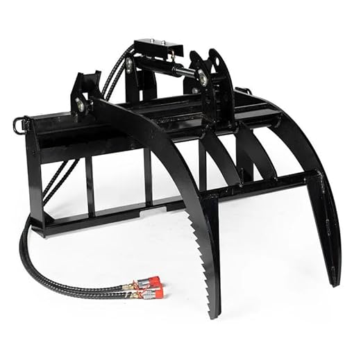 36" Pallet Fork Grapple Attachment Skid Steer Loader Tine Rake Bucket