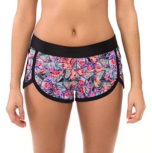 Body Glove Crossover Fly Challenge Hybrid Short Bikini Femme, Multicolore, XL Cover
