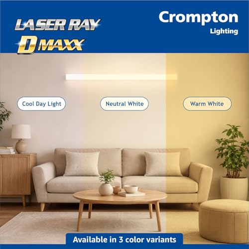 Image of Crompton Laser Ray DMaxx 60W LED Batten |6000 Lumens| Cool Day Light (6500K) (Pack of 1)