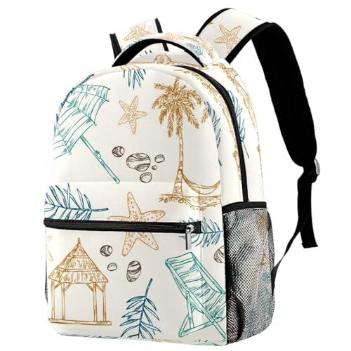 Sac à dos d'école multicolore pour adolescents idéal pour voyage de 40cm