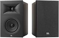 JBL - Par de Caixas JBL 75W Rms Stage 250B Bookshelf 5,25 pol 6 Ohms Preto