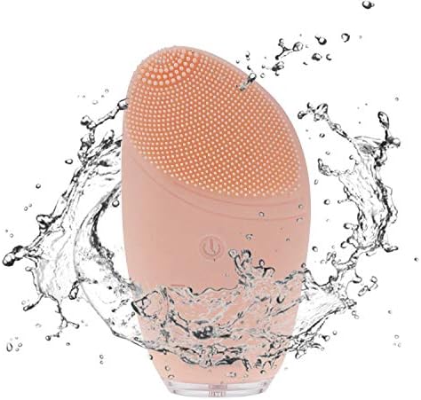 Udekit Powerful Waterproof Silicone Facial Cleansing Brush for Deep Cleansing, Gentle Exfoliating