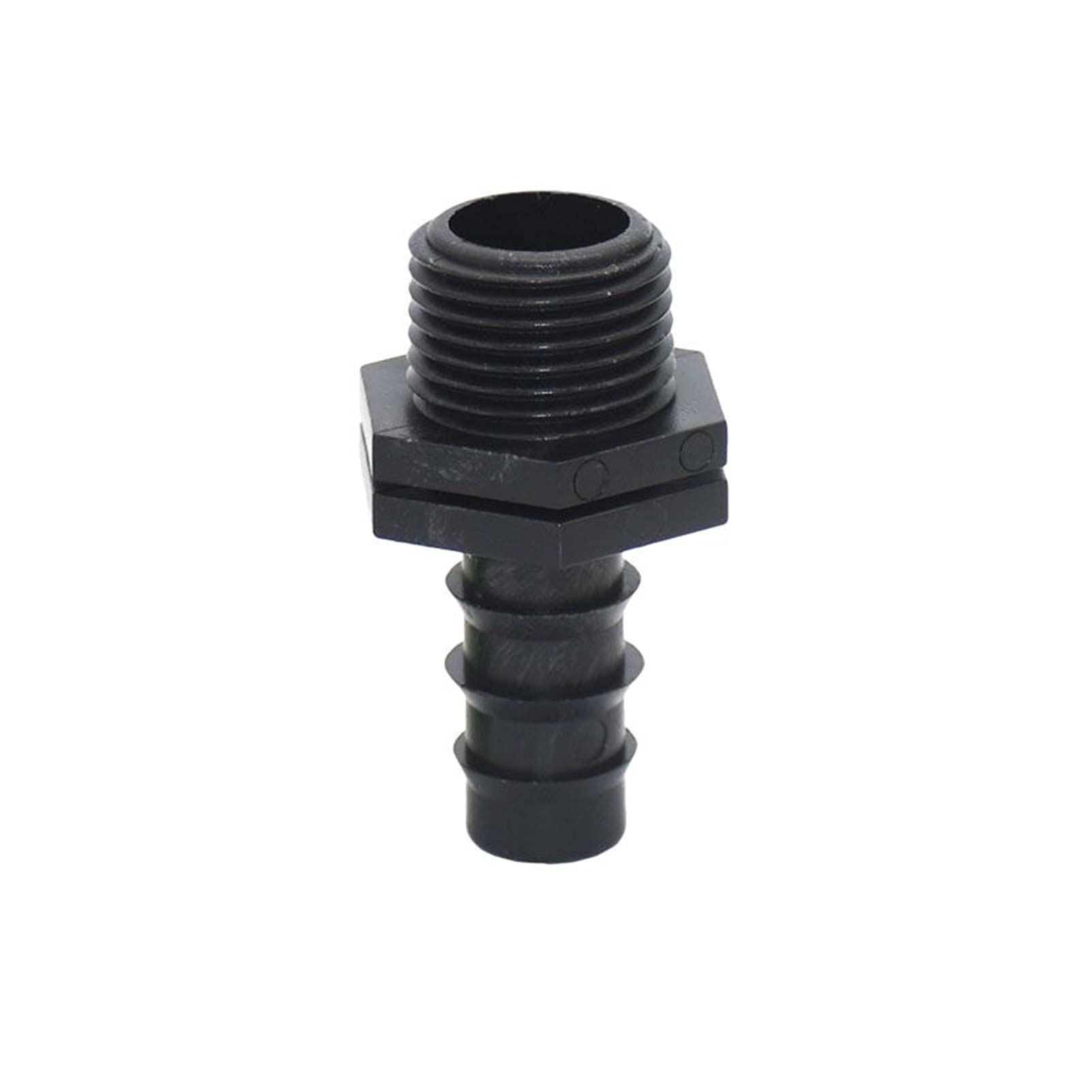 Adaptateur ardillon en plastique et tuyau 1/2 à 16 mm pour irrigation