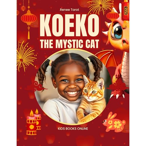 Koeko the Mystic Cat Audiolibro Por Renee Tarot arte de portada