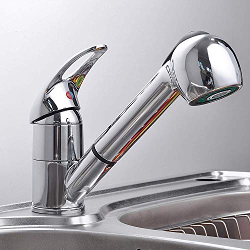 Ausziehbare Einhebel Waschtischarmatur Wasserhahn Spültisch Küche Waschtisch Waschenbecken Cover