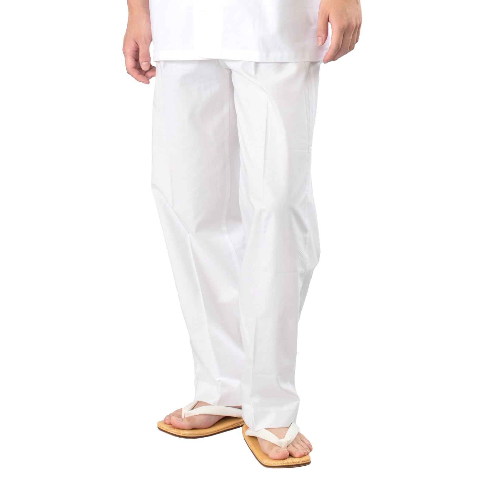 45R パンツ　ズボン　コットン　ホワイト　M タグ付未使用品　お値下げ 45R】パンツ｜1977年創業、日本の服。丈夫で長持ち、気持ちの良い服